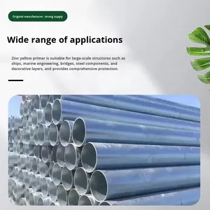 Peinture d'apprêt jaune époxy-zinc anticorrosion pour structures métalliques en acier, revêtement industriel marin - Product Image 5