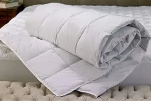 Luxury Down Feather Comforter Duvet 100% Cotton King Size Bed Comforter Bedding Duvet