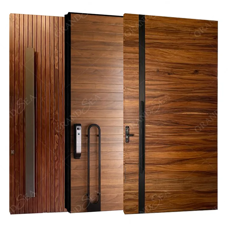 Porte principale en bois de teck conçoit des portes extérieures en bois 32x78 portes de sécurité extérieures entrée principale portes extérieures en bois vintage