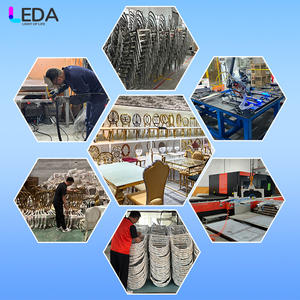 Leda 2025เก้าอี้จัดเลี้ยงอาหารค่ำงานอีเวนต์โครงสแตนเลสเก้าอี้รับประทานอาหารสีขาวสำหรับงานเลี้ยงแต่งงาน - Product Image 4