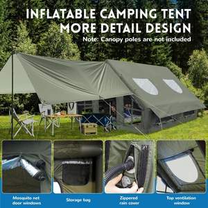 <span class=keywords><strong>Tente</strong></span> de camping familiale gonflable sur mesure de 6 m² avec cloison séparatrice pour l'extérieur - Product Image 2