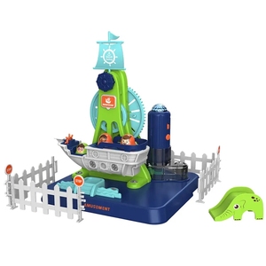 Park <b>Pirate</b> <b>Ship</b> Building Amusement <b>Toy</b> Set,DIY Disassembly Engineering Car Screw <b>Toy</b> for STEAM Education - Product Image 3