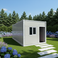 Maison conteneur pliable moderne de 20 pieds, maison modulaire préfabriquée portable pour appartement résidentiel et commerce