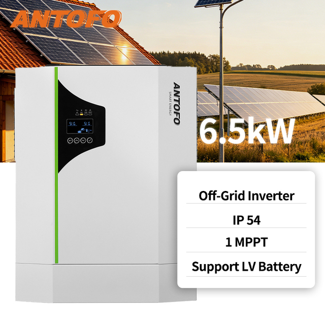 ANTOFO 6.5KW High Frequency Inverter 48V All-in-One MPPT Solar Power Inverter
