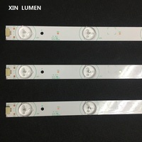 XIN LUMEN 3 Buah/Set Strip Led Backlighe untuk Sharp 24''TV RUNTKB357WJ E227809C HX-S(1).94V-0 TS V2.0 ZZ05610WCA020311B1A