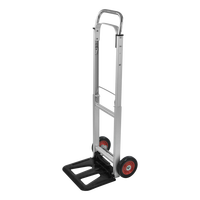 Roue de chariot à main de chariot pliant en aluminium Uni-Silent 90kg avec structure de plate-forme Portable pliant FHT90