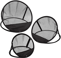Filet d'entraînement de golf en plastique avec tapis de golf Tri-Turf, filet d'aide au frappeur de golf pour l'entraînement de la frappe, du chip et du swing en extérieur