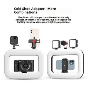 Nouvel anneau portatif LED lumière <span class=keywords><strong>de</strong></span> remplissage Rechargeable téléphone portable Portable <span class=keywords><strong>diffusion</strong></span> en direct photographie bureau Selfie lumière - Product Image 5