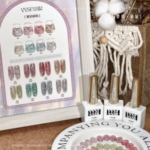 2025 New <b>Nail</b> Polish Glue Flash <b>Set</b> <b>Nail</b> <b>Gel</b> Factory Custom logo UV <b>GEL</b> Polish Supplier - Product Image 3