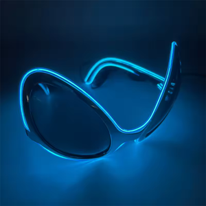 Fiesta de Halloween Gafas extraterrestres Fantasma Niños Adultos Festival Fiesta Decoración Luces LED Gafas brillantes - Product Image 6