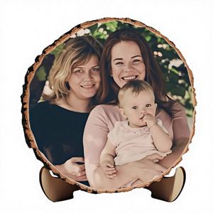 Natural Unfinished Round <b>Wood</b> <b>Slices</b> Custom Size Modern Design Custom Logo for DIY Christmas Crafts Painting - Product Image 2