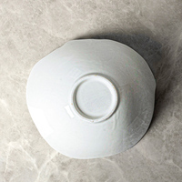 Nouveau japonais luxe Unique bol profond plats en céramique ensemble nourriture Snack riz soupe pâtes salade porcelaine bol pour Restaurant hôtel