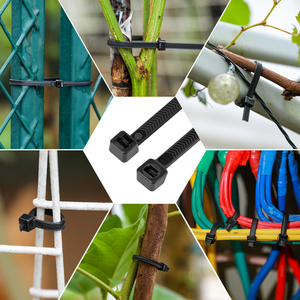 Quan hệ cáp Nylon hình chữ V Răng tự khóa nhiệm vụ nặng nề và bền với 120 lbs độ bền kéo 300mm chiều dài - Product Image 5