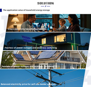 Système de stockage d'énergie domestique 51.2 V à cycles profonds <span class=keywords><strong>rechargeable</strong></span> 102AH 204AH 306AH Batterie empilable Design - Product Image 6