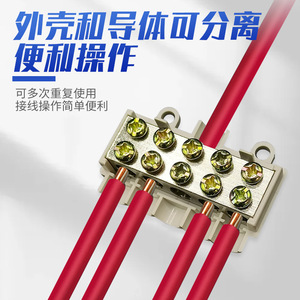 Conectores de Cable Tipo Zk, Terminal de Tornillo de Plástico Gris, 10A, Montaje en Panel, Tamaño de Contacto Estándar - Product Image 4