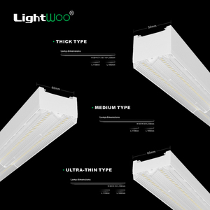 Sistema di Illuminazione Lineare <span class=keywords><strong>a</strong></span> LED in Alluminio per Interni, Montaggio <span class=keywords><strong>a</strong></span> Soffitto Sospeso, Collegabile e Dimmerabile, 200LM/W, per Uffici e Supermercati, Alta Luminosità - Product Image 3