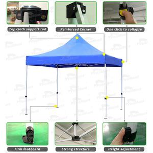 خيمة مضادة للماء عالية الجودة مقاس 3 × 3 متر بإطار سداسي كبير للشباك قابلة للطي خيمة احترافية للمناطق الخارجية ساحة تجارية للمعارض التجارية - Product Image 5