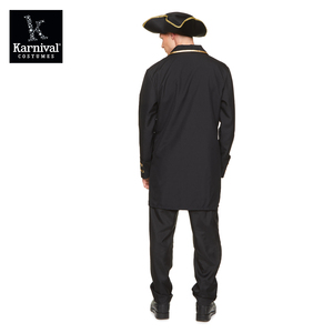 Costume de <span class=keywords><strong>pirate</strong></span> capitaine masculin pour Halloween, carnaval, cosplay, jeu de rôle, inspiré des films et séries <span class=keywords><strong>TV</strong></span>, bleu Caraïbes, style médiéval, vente en gros ODM - Product Image 3