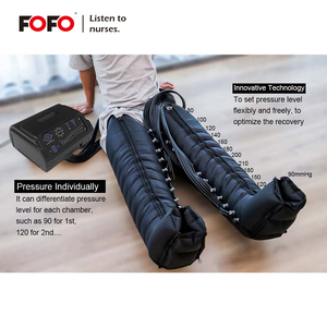 Masajeador de Piernas de 12 Cámaras con Control Remoto Inalámbrico y Control Manual con Cable, Temporizador, Masaje de Tejido Profundo, Cuidado de la Circulación Linfática y Sanguínea - Product Image 6