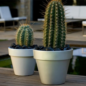 Jardinières d'extérieur en fibre de verre pour plantes, pots modernes de grande taille pour plantes - Product Image 4