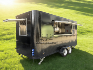 Nouveau camion de restauration ACB BBQ en acier inoxydable, aluminium et fibre de verre, résistant à la rouille, pour snacks, hot-dogs, frites, cuisine mobile - Product Image 2