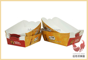 Bandeja de papel de cartón barata para comida y Pasta, bandeja de comida con revestimiento ecológico, reciclable, para perritos calientes - Product Image 4