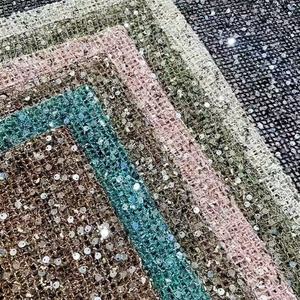 Vente en gros de hauts et pantalons à paillettes sexy et ajustés pour femmes, ensemble élégant à taille haute pour femmes, ensemble 2 pièces pour femmes - Product Image 2