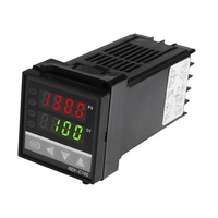 REX-C100 Digital PID Temperatur Original Baru 48*48mm, 100-240VAC, Input Thermocouple/RTD, Output Relay/SSR