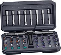 Obeng Magnetik 42 in 1, Set Obeng, Set Obeng Ratchet Multi Bit dengan Kotak Penyimpanan Peralatan Perbaikan