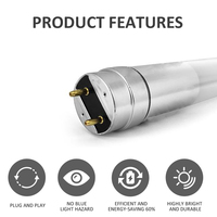 Vertak Led Fabricante T8 G13 Led Tubo de luz Led Lámpara 3000K 4000K 6500K 8W 16W 22W Led Tubo de lámpara