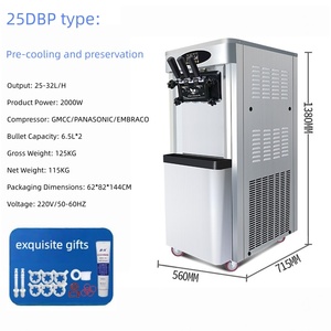 Nueva Máquina Comercial 3 en 1 <span class=keywords><strong>para</strong></span> Milkshake, Helado y Yogur Congelado, Certificada por Energy Star <span class=keywords><strong>para</strong></span> Cafeterías y Comida Rápida - Product Image 6