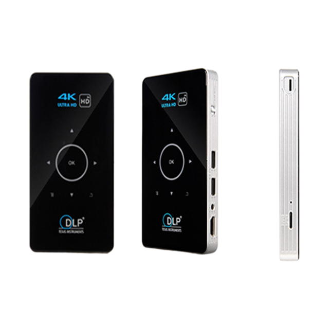 Ultra HD 4K Laser Projectors Sleek Black DLP LCD Beamers with LED Technology for Stunning Visuals on TV PC PS4