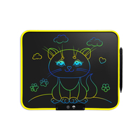 Tablet LCD Tulis Gambar 13/16/20 Inci, Papan Memo untuk Anak, Papan Tulis Digital