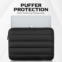 Spot vente chaude sac d'ordinateur matelassé neutre 13 pouces 15 pouces 17 pouces étui de protection pour ordinateur portable Puffy étui pour ordinateur portable