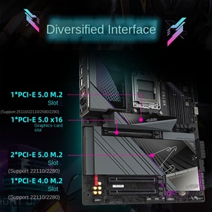 X870E <span class=keywords><strong>AORUS</strong></span> para placa base MASTER compatible con <span class=keywords><strong>AM5</strong></span> 9000 CPU DDR enfriador de ventilador de memoria de video para uso de estación de trabajo - Product Image 4
