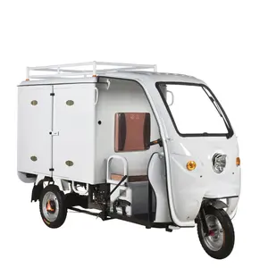 Express Delivery Auto E Rickshaw For Cargo Three Wheel Bike Moto Cargo Tricycles 3 Wheels Electric Tricycle With Cabin Closed