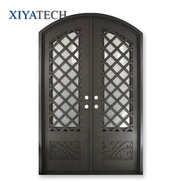 Vintage American standard glass wrought iron wine cellar doors and windows for Mexico