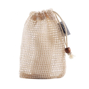 Personalized Natural Sisal Cotton <b>Mesh</b> Soap Saver Pouch-Zero Waste <b>Plastic</b>-free Gift Option - Product Image 2