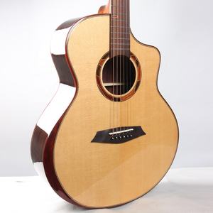 Chitarra Acustica Professionale di Alta Gamma 41 Pollici, Corpo JF in Legno Massello, Top in Abete, Palissandro, Strumento a Corda per Bambini con Poggiabraccia - Product Image 5