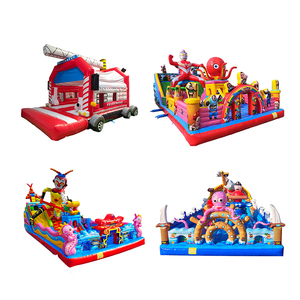 Château <span class=keywords><strong>gonflable</strong></span> commercial personnalisé en PVC avec une capacité de 200 à 500 kg pour enfants et adultes, idéal pour les locations de fêtes intérieures/extérieures - Product Image 1