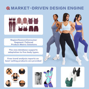 Hauts sans couture à manches longues, extensibles dans les 4 sens, col rond, hauts d'entraînement actifs évacuant la sueur, <span class=keywords><strong>dos</strong></span> nu, hauts de yoga avec trou pour les pouces - Product Image 6