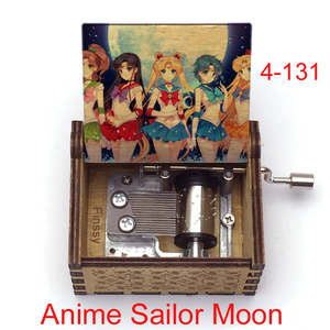 Carillon Personalizzato Sailor Moon, Canzone della Luna in Legno Vintage, Mini Carillon Fai-da-Te a Manovella per Bambini, Regalo Musicale 4 - Product Image 5
