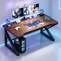 Ensemble chaise et bureau de jeu pour ordinateur, table de jeu simple pour bureau à domicile, poste de travail informatique pour chambre à coucher ou location