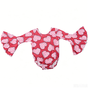 Suéter de Punto para Niña Ga-23 con Estampados Personalizados, 95% Algodón, Manga Larga con Volantes, Estilo Europeo y Americano, Otoño, con Botones a Presión - Product Image 5