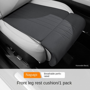 Cuscino universale in pelle per tutte le stagioni con poggiagambe integrato per estensione del sedile principale del passeggero nuova funzione auto - Product Image 6