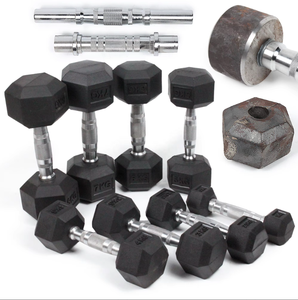 Nouvel ensemble d'haltères hexagonales en fonte chromée, <span class=keywords><strong>pas</strong></span> <span class=keywords><strong>cher</strong></span>, 5-110 LBS, pour la salle <span class=keywords><strong>de</strong></span> sport - Product Image 2