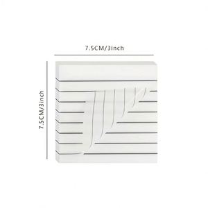 50 Sheets Colorful 3x3 Inch Lined Sticky Notes <b>Memo</b> <b>Pads</b> Removable Strong Adhesion Self-Adhesive for Offices Schools - Product Image 2
