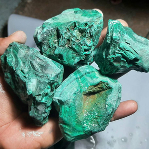 Wholesale Natural Rough Malachite <b>Crystal</b> Raw Stone Collection Display Decorative Gift for Home Decor - Product Image 4