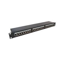 Panneau de brassage numérique 19 pouces RJ11 et RJ45 avec gestionnaire de câbles