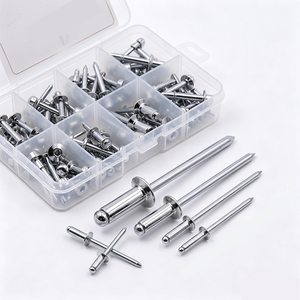 Rivets à tête fraisée en aluminium à extrémité ouverte pour la fixation de tôles - Product Image 2